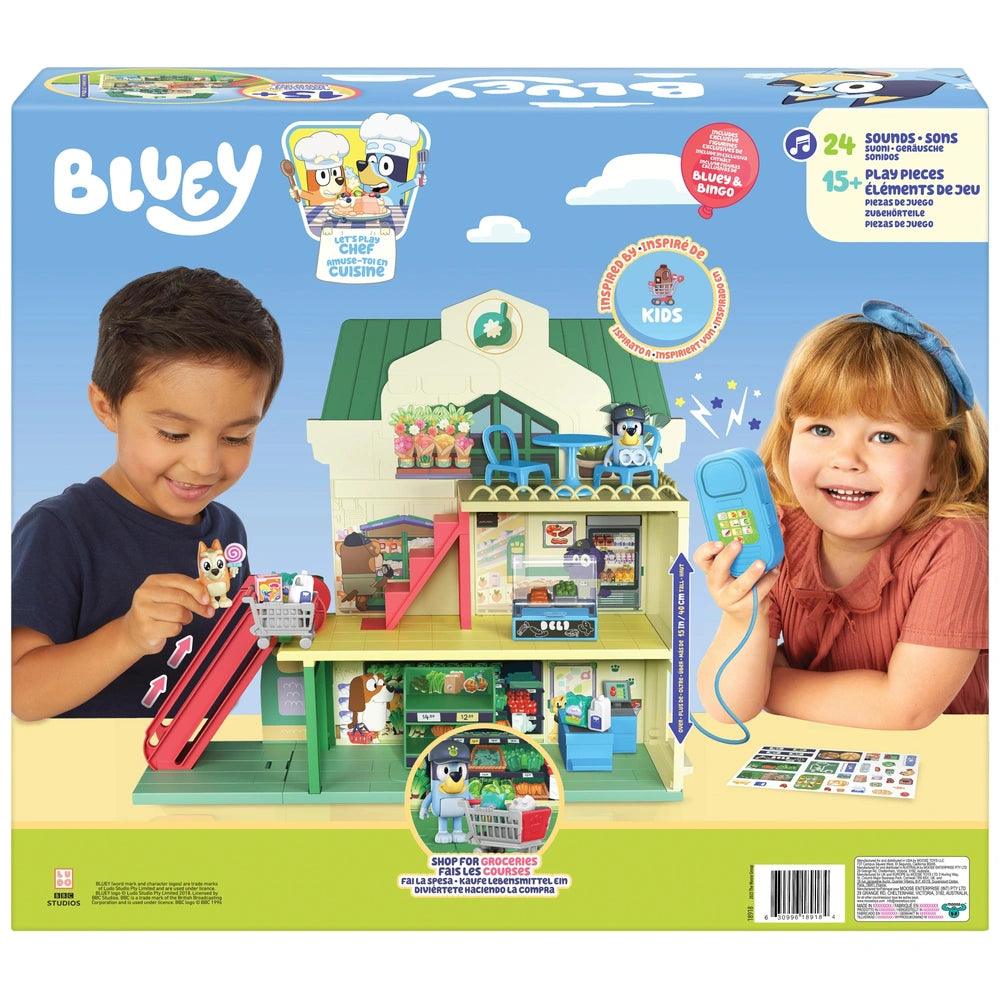 Bluey Supermarket Playset With Sounds