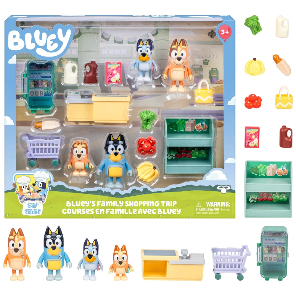 Bluey's Family Shopping Trip Multipack