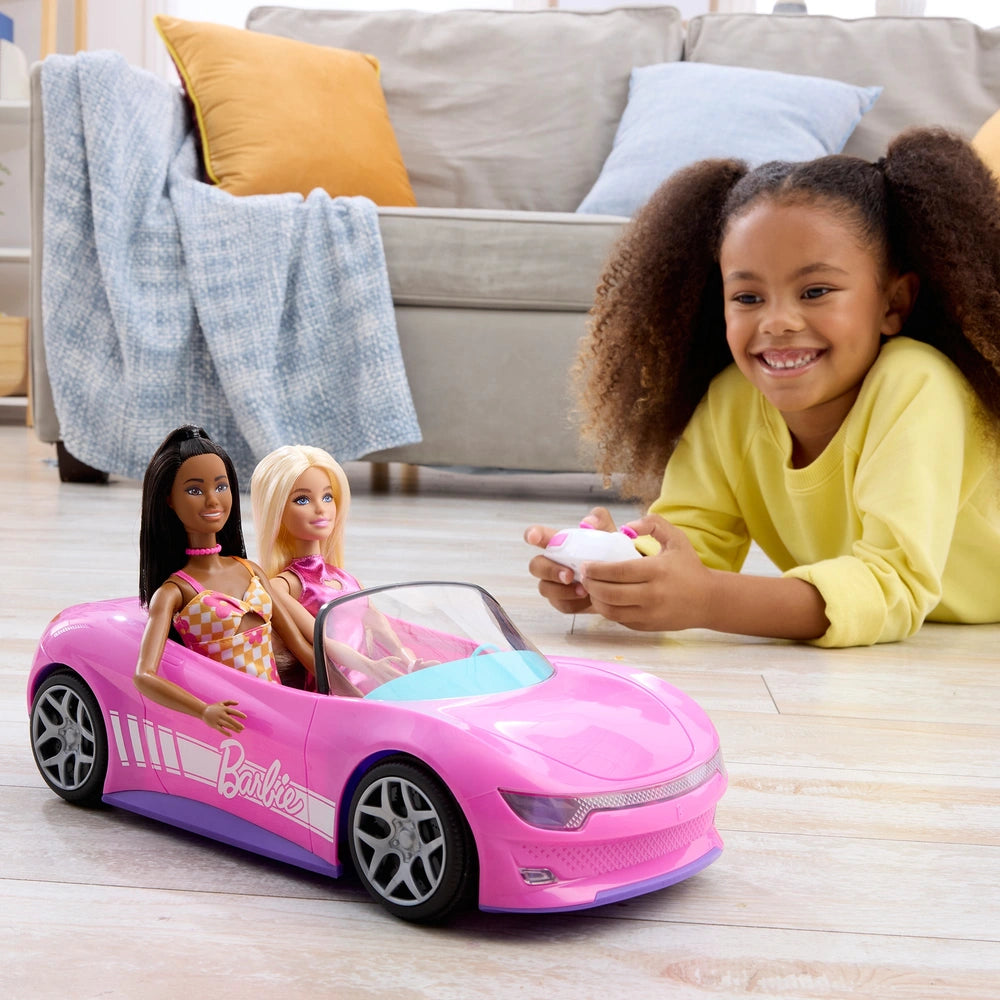 Hot Wheels Barbie Remote Control Convertible Car