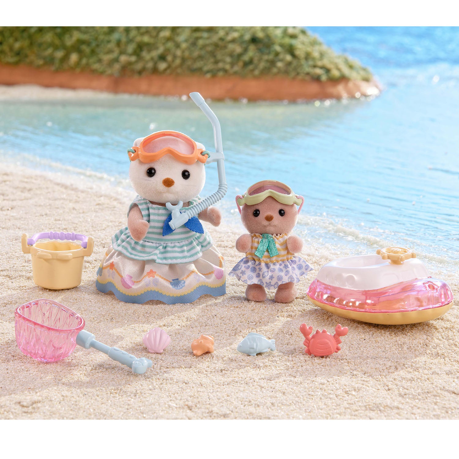 Sylvanian Families Sea Otter Sisters Splashy Snorkel Set