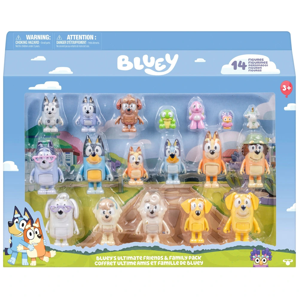 Bluey Ultimate Friends & Family Neighbourhood Figures Gift Pack
