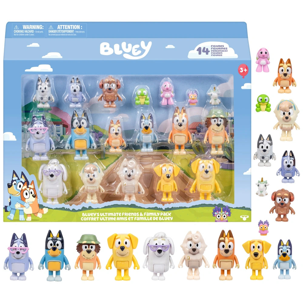 Bluey Ultimate Friends & Family Neighbourhood Figures Gift Pack