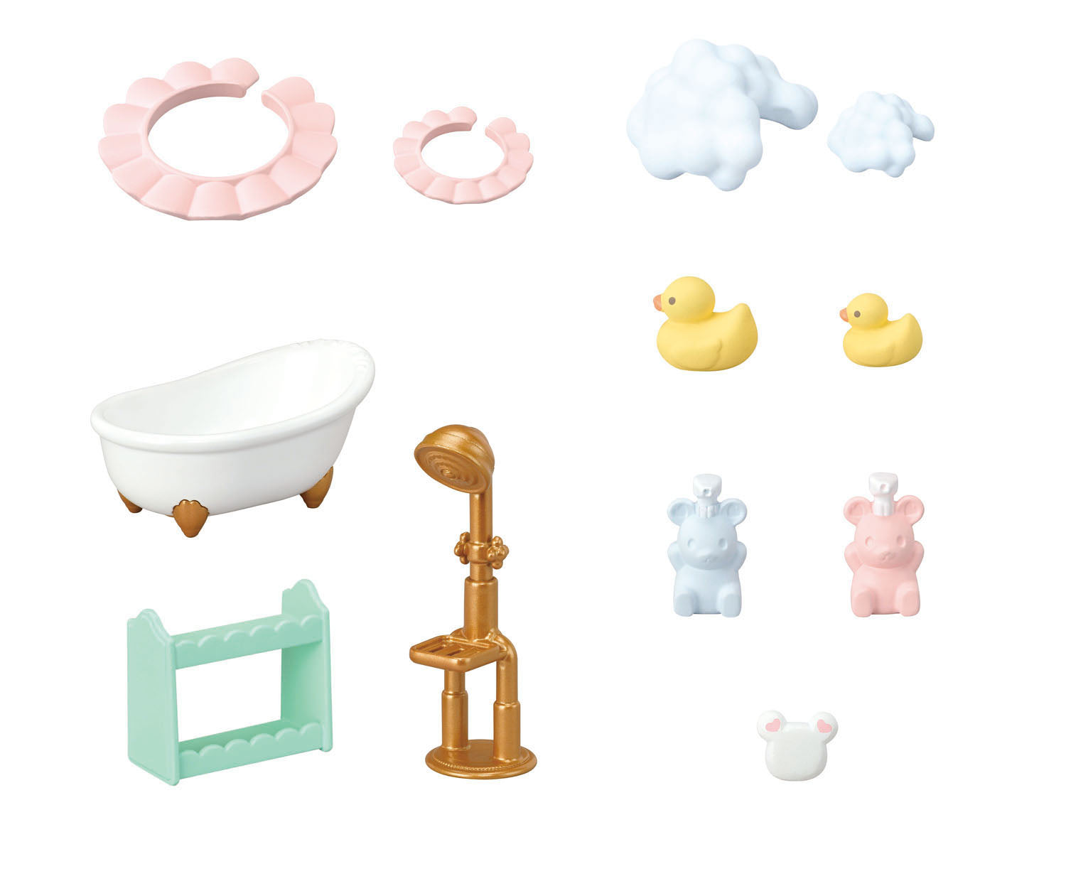 Sylvanian Families Bath Time Bubble Siblings