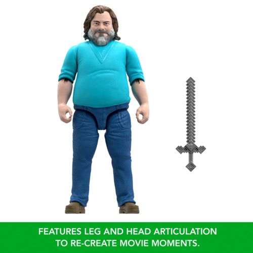 Minecraft Movie Action Figure Steve 30Cm