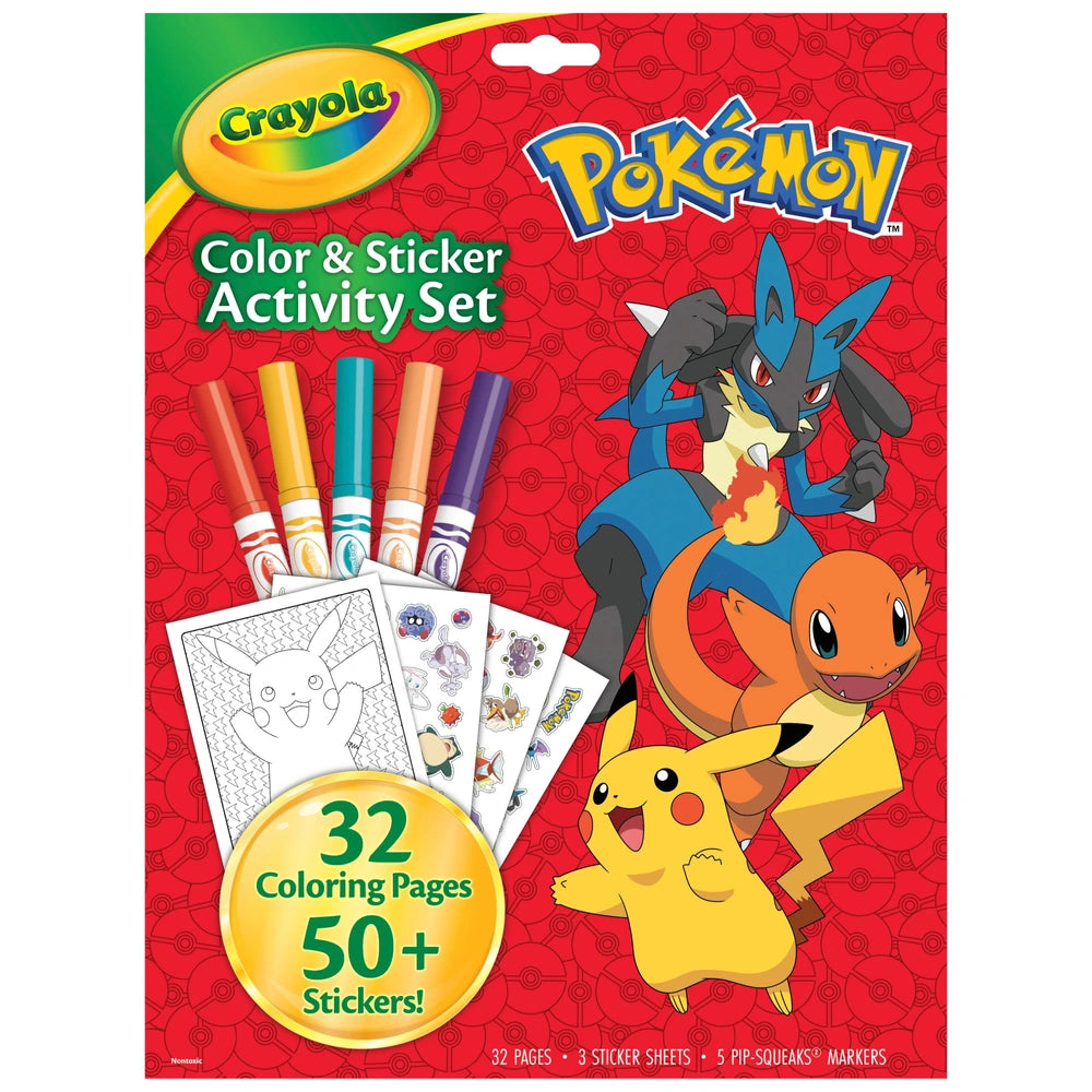 Crayola Pokémon Colour And Sticker Activity Set