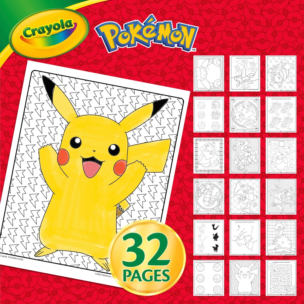 Crayola Pokémon Colour And Sticker Activity Set