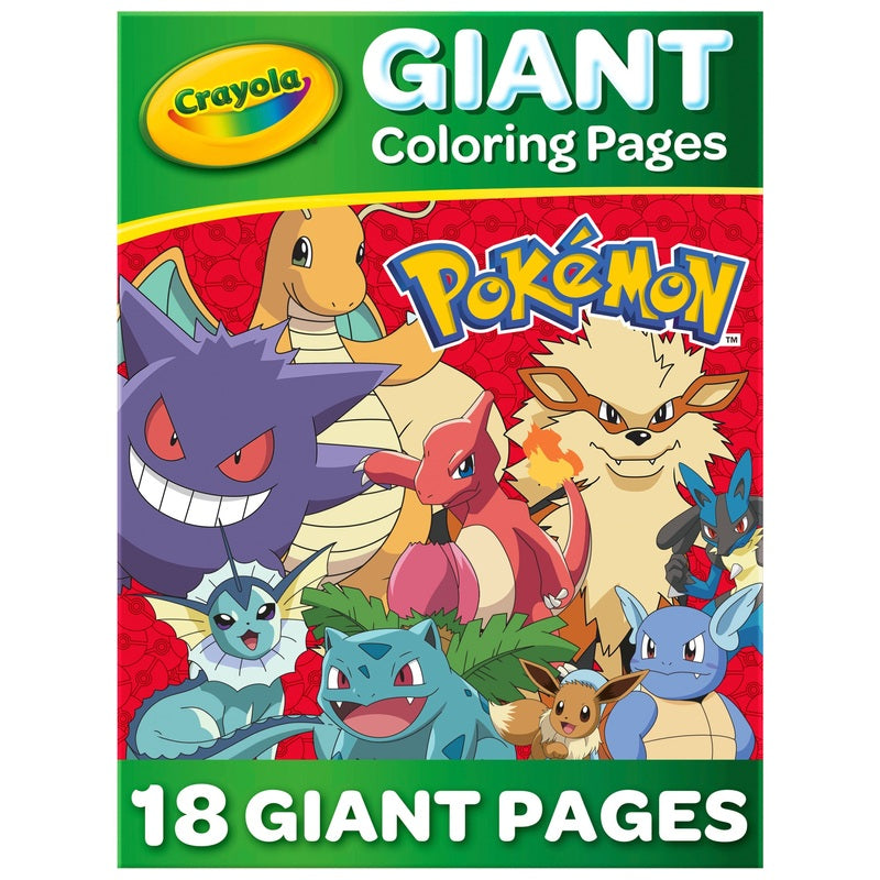 Crayola Pokémon Giant Colouring Pages Book