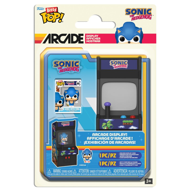 Funko Bitty Pop! Arcade Display Sonic The Hedgehog Set