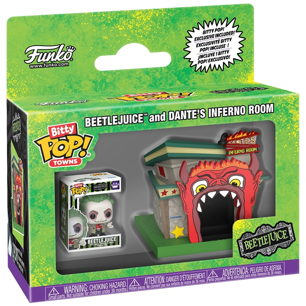 Funko Bitty Pop! Town: Beetlejuice And Dante's Inferno Room