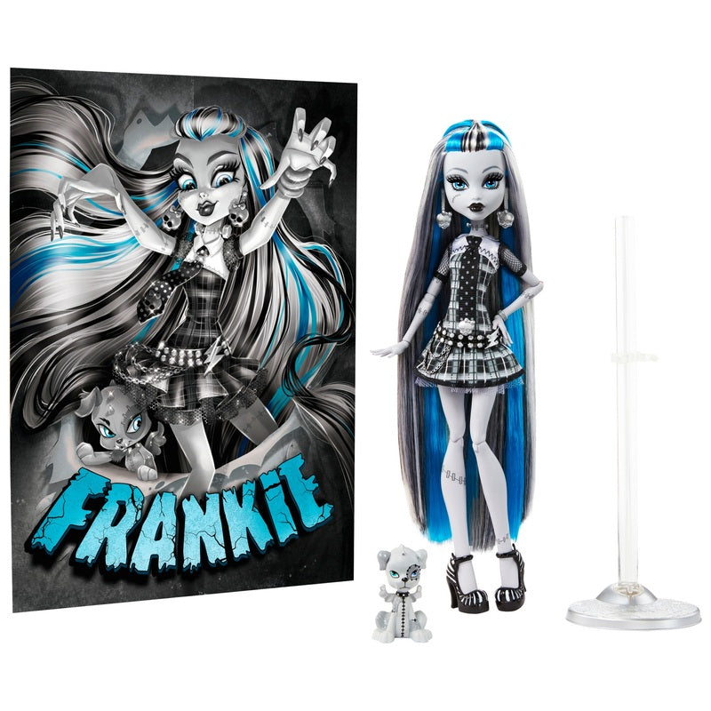 Monster High Doll Reel Drama Frankie Stein