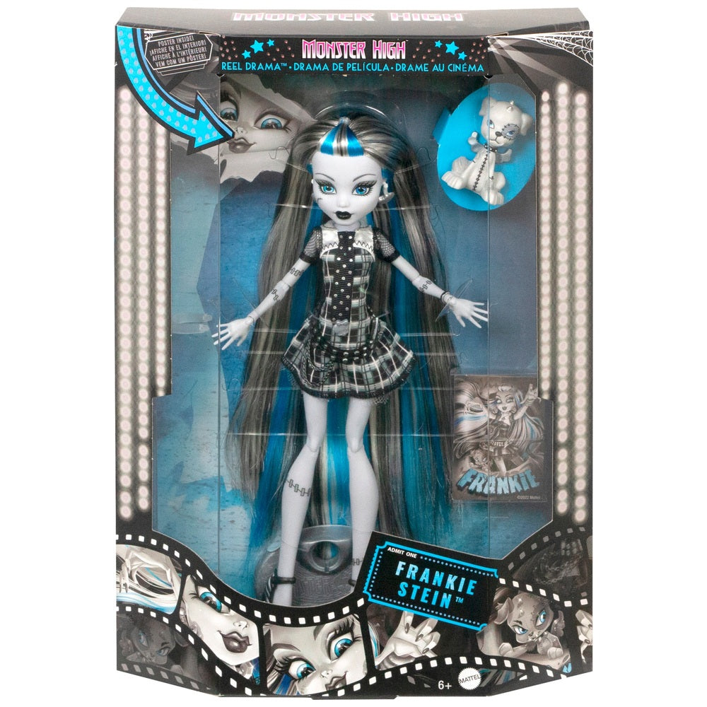 Monster High Doll Reel Drama Frankie Stein