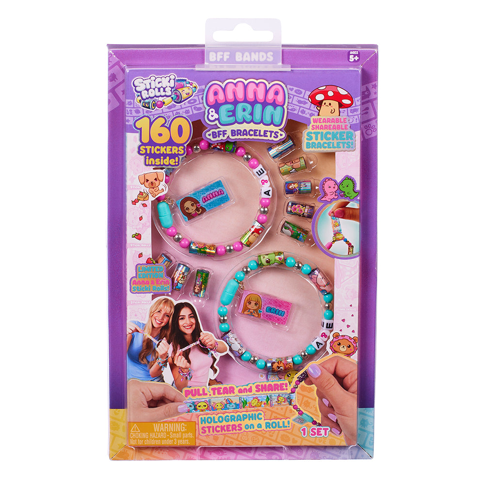 Sticki Rolls Anna & Erin Sticker Jewellery Making Set Bff Bracelets