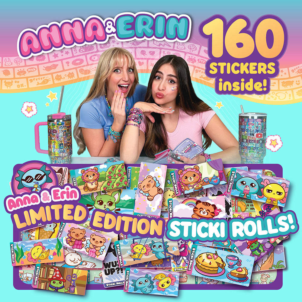 Sticki Rolls Anna & Erin Sticker Jewellery Making Set Bff Bracelets