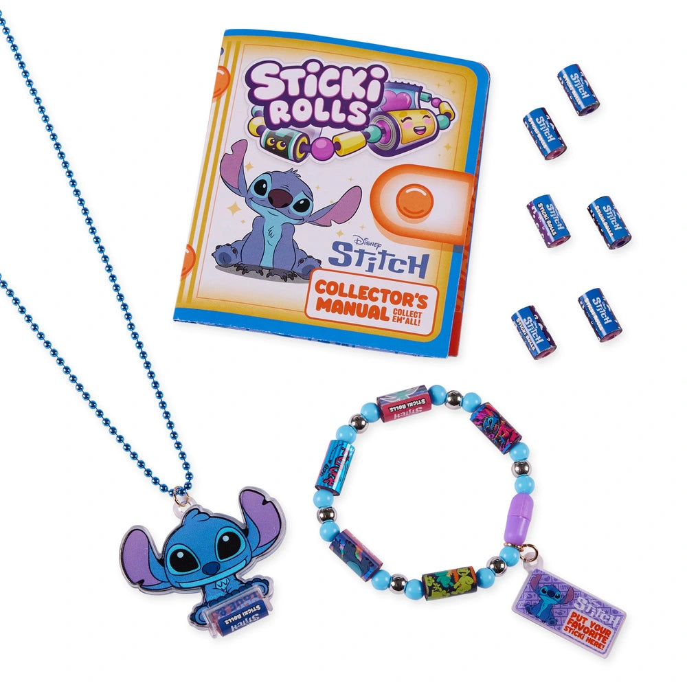 Sticki Rolls Disney Stitch Sticker Jewellery Making Set