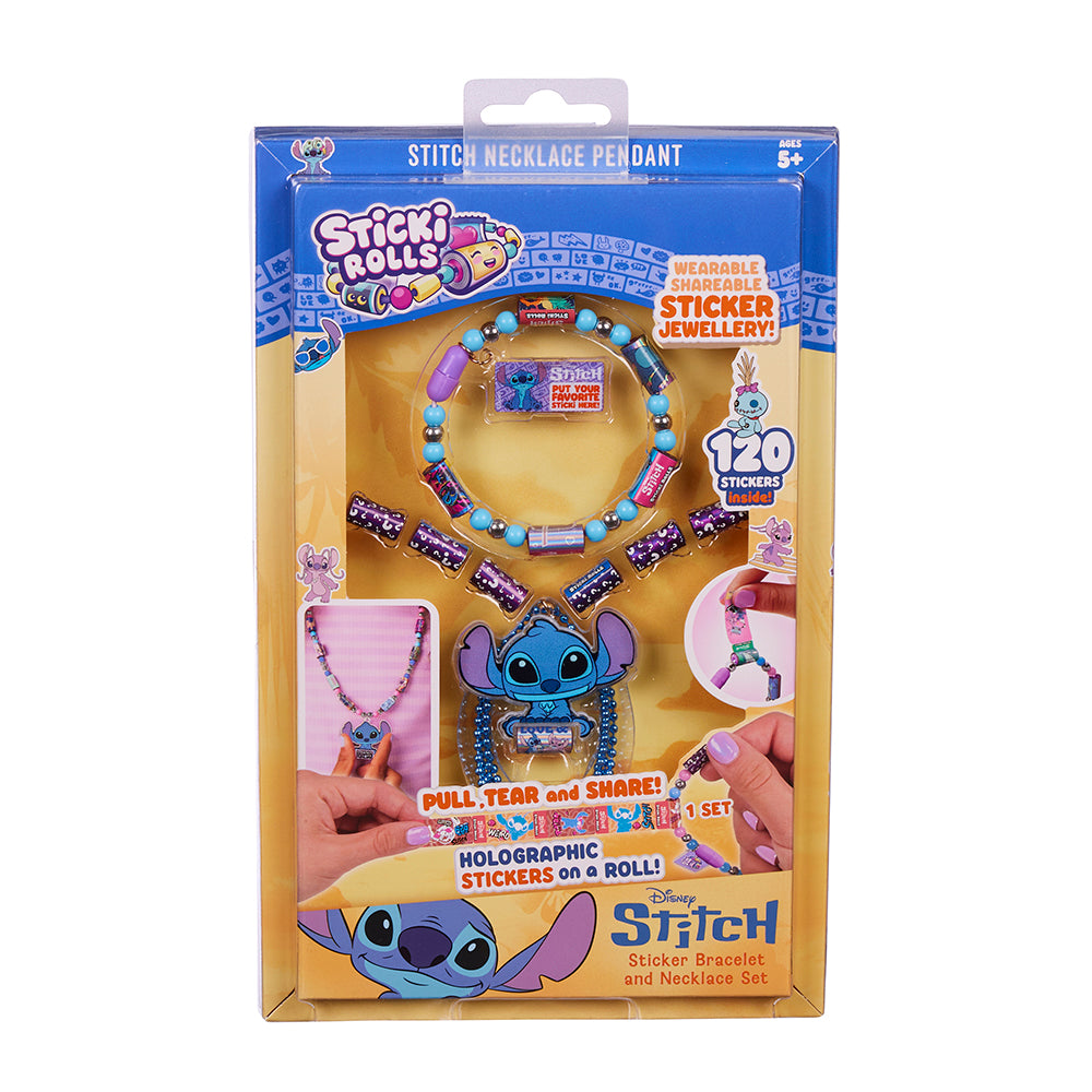 Sticki Rolls Disney Stitch Sticker Jewellery Making Set