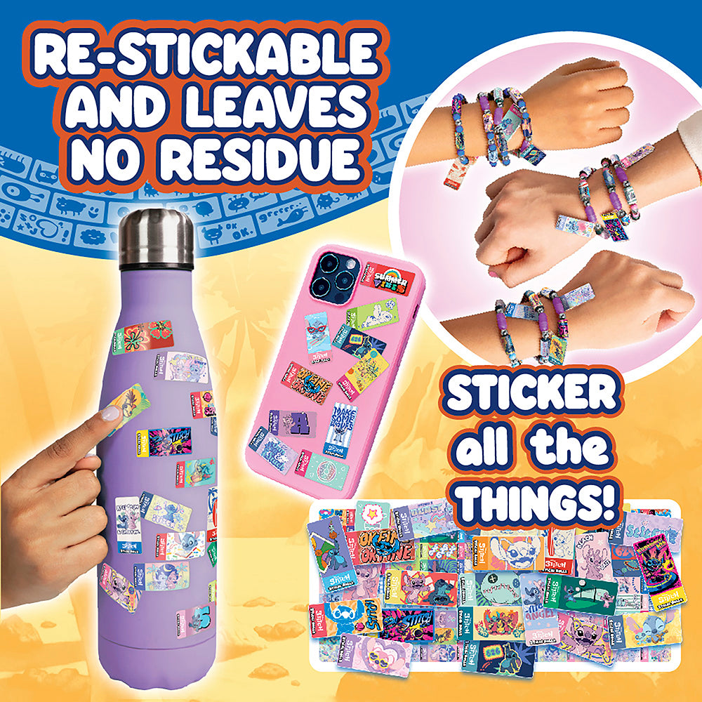 Sticki Rolls Disney Stitch Sticker Jewellery Making Set