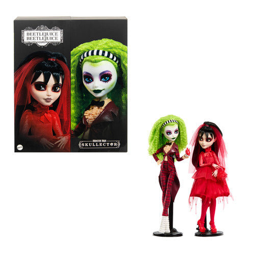 Monster High X Beetlejuice Beetlejuice Doll Skullector 2 Pack