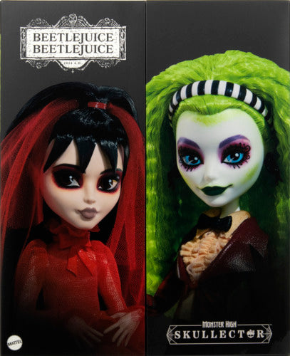 Monster High X Beetlejuice Beetlejuice Doll Skullector 2 Pack