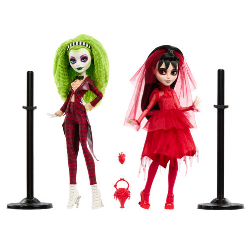 Monster High X Beetlejuice Beetlejuice Doll Skullector 2 Pack