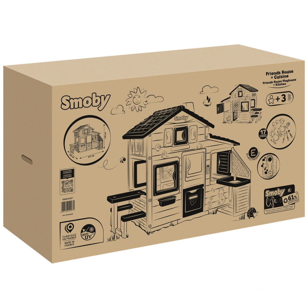 Smoby Neo Friends Playhouse & Kitchen
