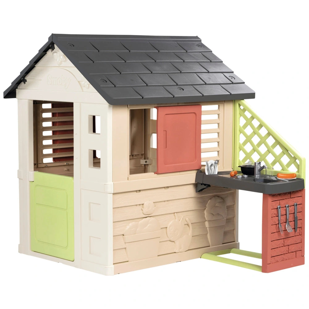 Smoby Life Nature Play House With Kitchen