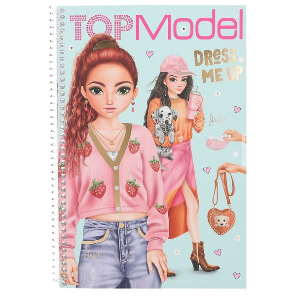 Topmodel Dress Me Up Colouring And Sticker Book