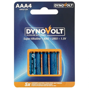 Dynovolt Aaa Alkaline Batteries 4 Pack