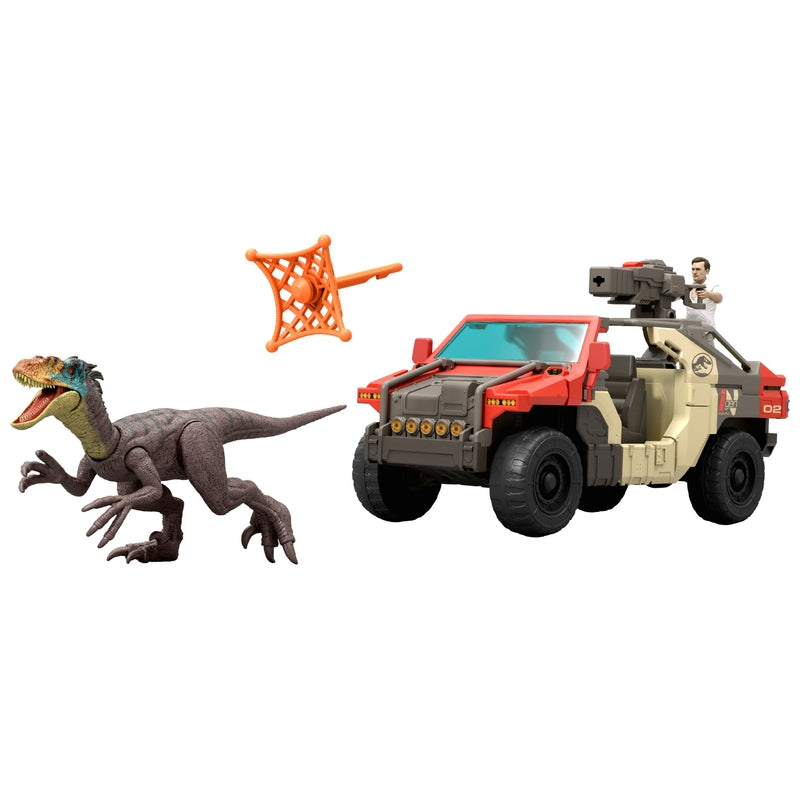 Jurassic World Rebirth Launch 'N Battle Vehicle Set