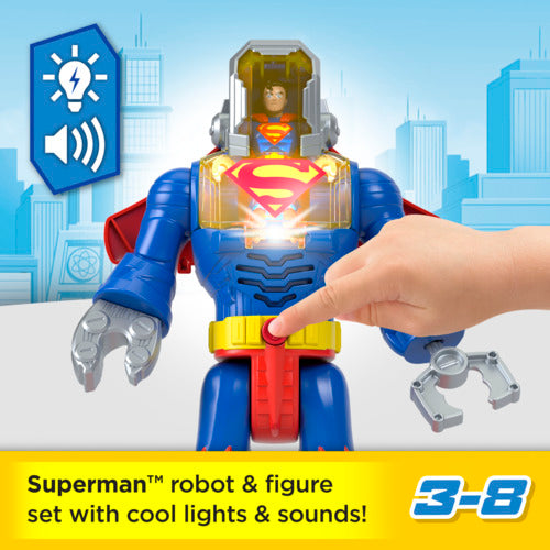 Imaginext Dc Super Friends Superman Insider & Exo Suit Set