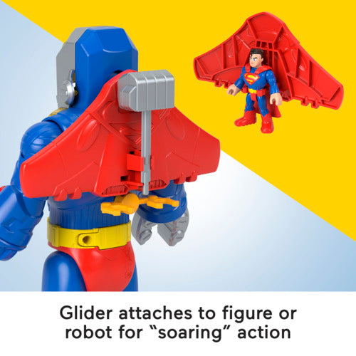Imaginext Dc Super Friends Superman Insider & Exo Suit Set