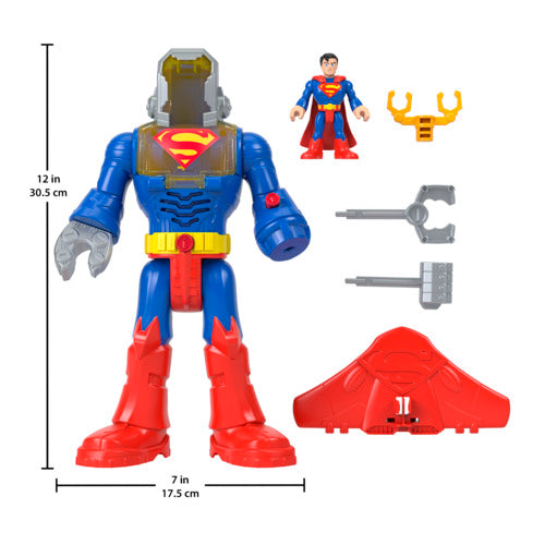Imaginext Dc Super Friends Superman Insider & Exo Suit Set