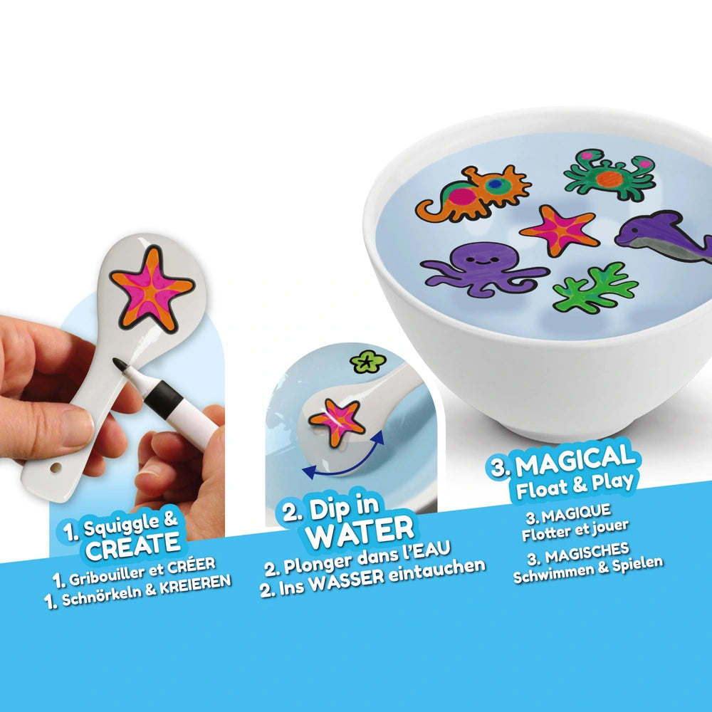 Water Art Water Markers With Spoon Sealife 8 Pack