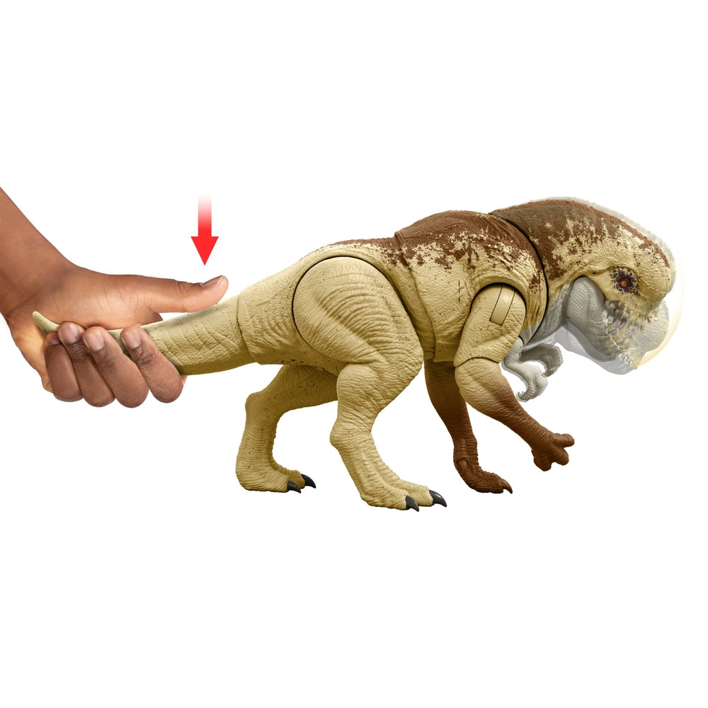 Jurassic World Rebirth Rumble 'N Rampage Dinosaur Action Figure Distortus Rex