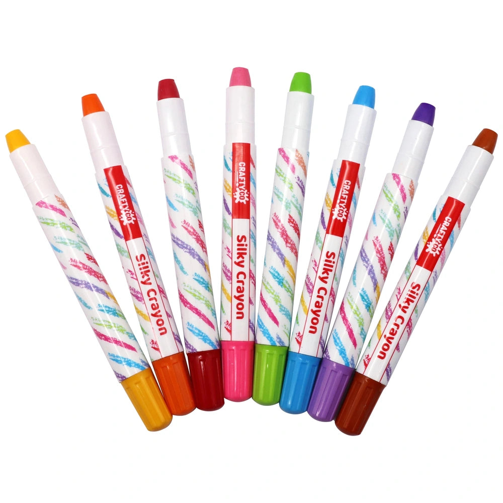 Crafty Co. Silky Crayon Storage Case Set 24 Piece
