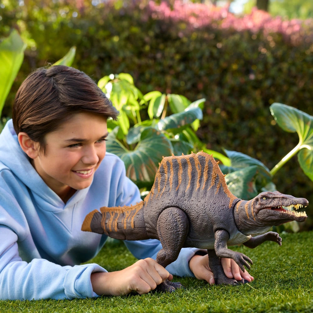 Jurassic World Rebirth Tail Thrasher Dinosaur Action Figure Spinosaurus