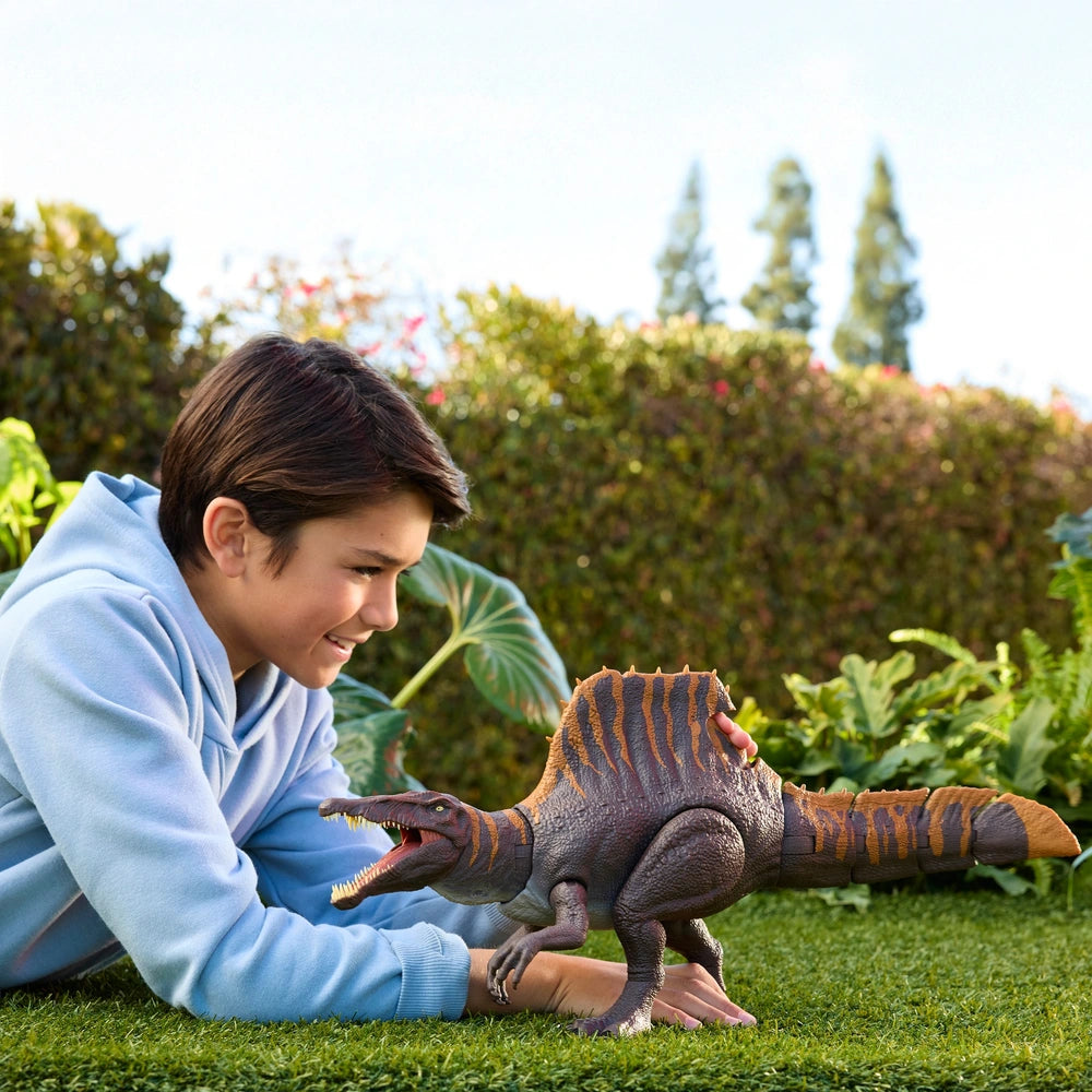 Jurassic World Rebirth Tail Thrasher Dinosaur Action Figure Spinosaurus