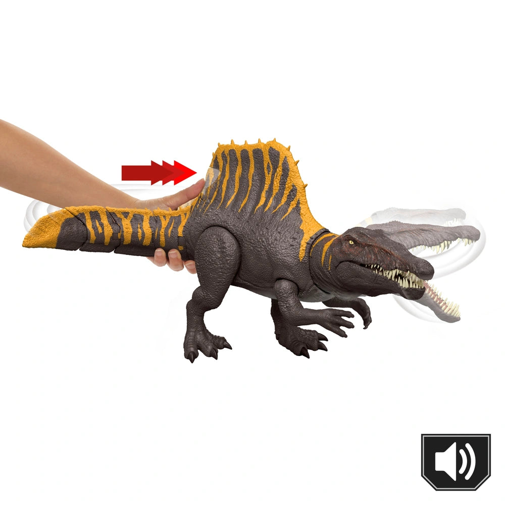 Jurassic World Rebirth Tail Thrasher Dinosaur Action Figure Spinosaurus