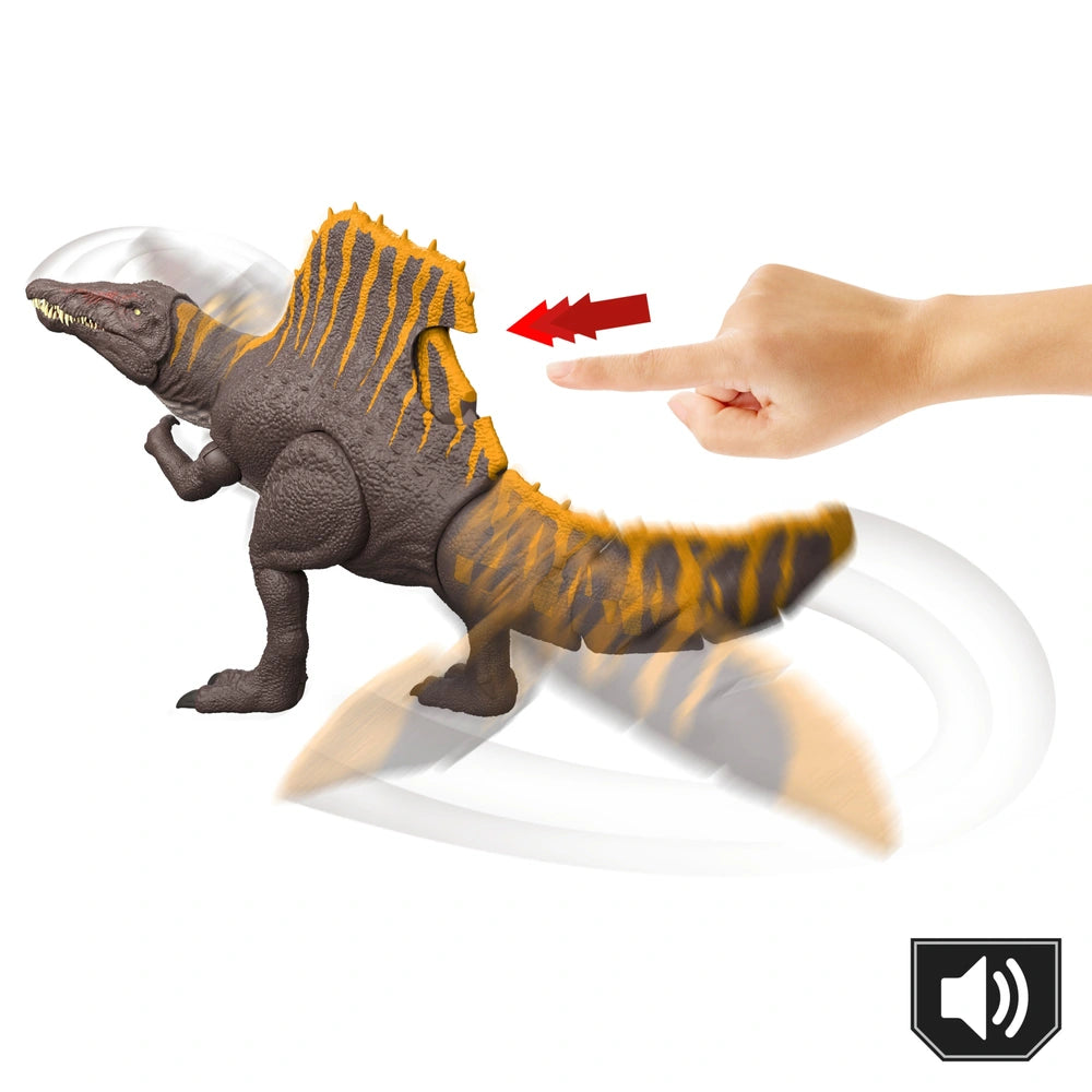Jurassic World Rebirth Tail Thrasher Dinosaur Action Figure Spinosaurus