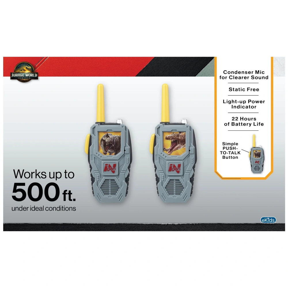 Ekids Jurassic World Walkie Talkies