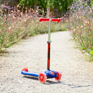 Marvel Spider-Man Tilt-To-Turn 3 Wheel Scooter