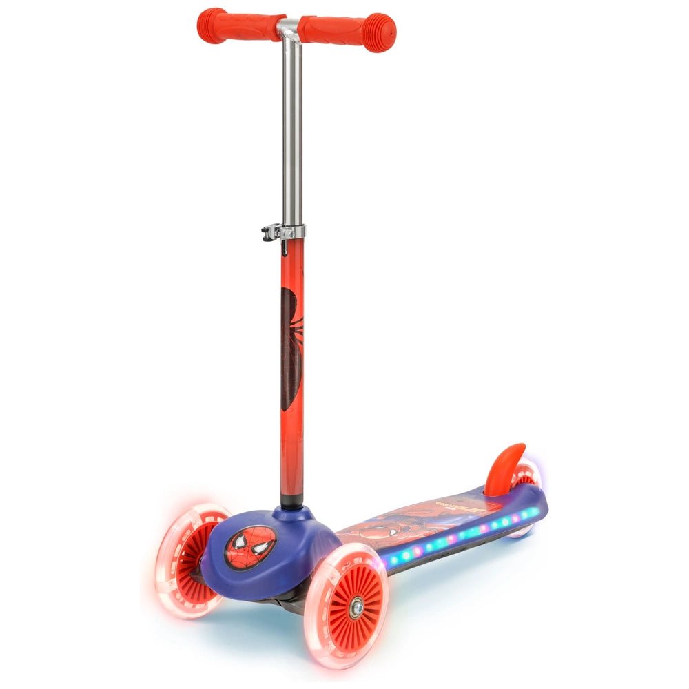 Marvel Spider-Man Tilt-To-Turn 3 Wheel Scooter