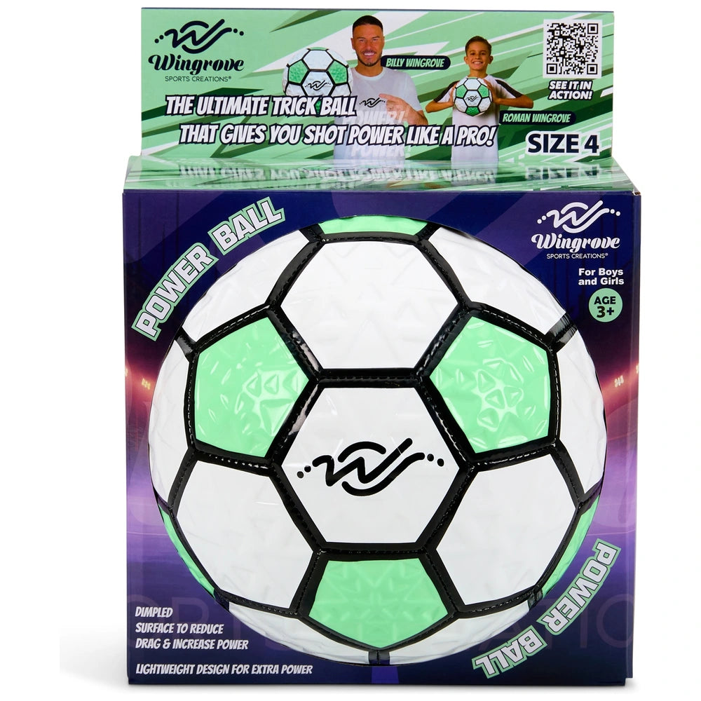 Size 4 Power Ball Football - By Wingrove Sports Creations
