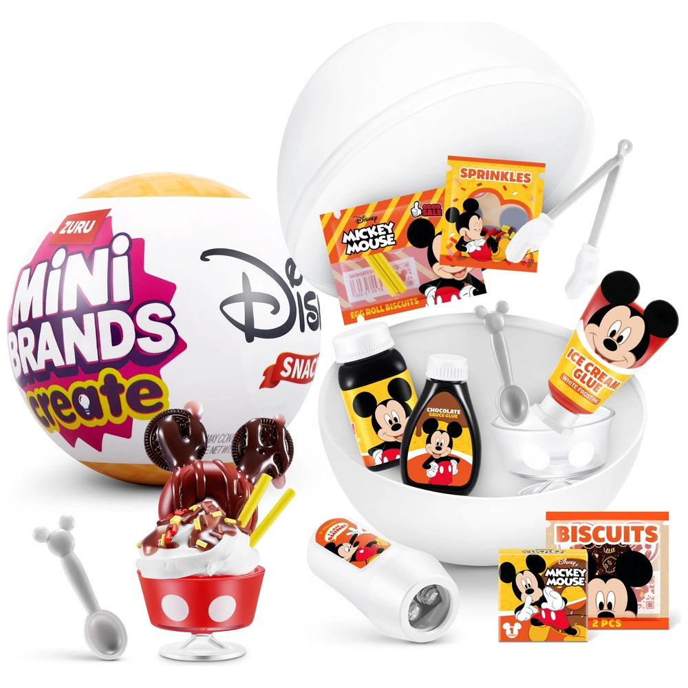 Mini Brands Create By Zuru Disney Snacks Capsule Assortment