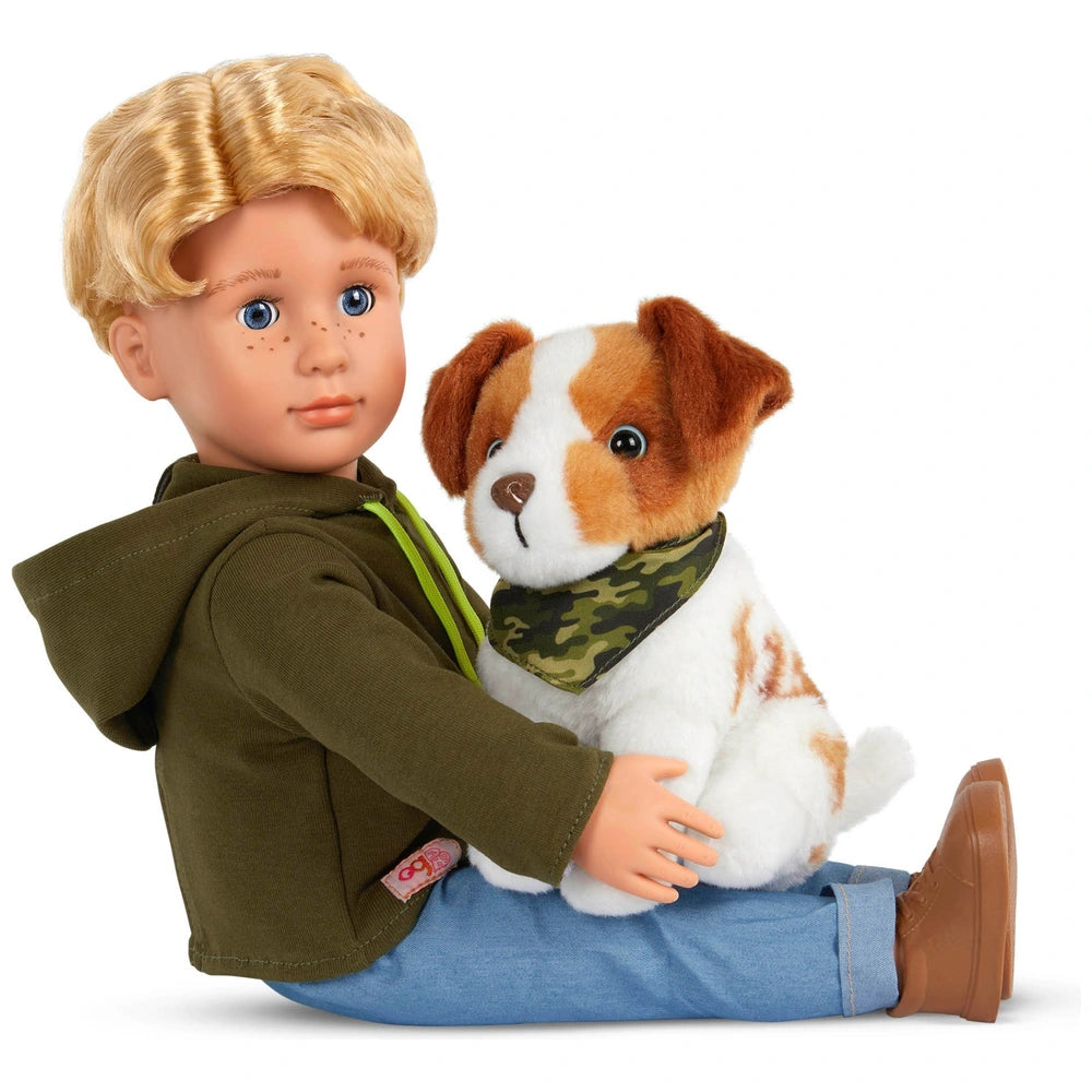 Our Generation Doll Elliot And Australian Shepherd Dog
