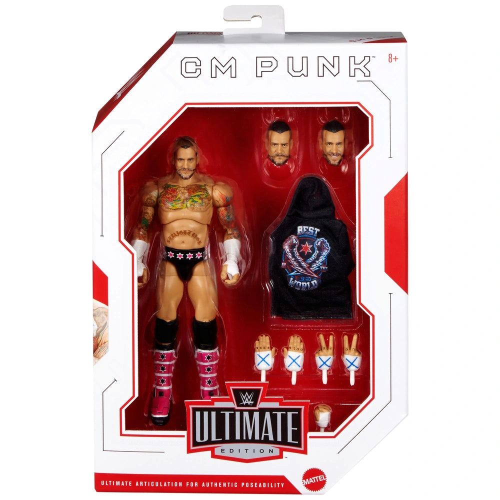 Wwe Ultimate Edition Action Figure Series 27 Cm Punk