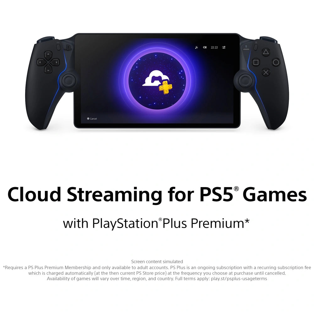 Ps Remote Console Playstation Portal Remote Player For Ps5 Console – Midnight Black