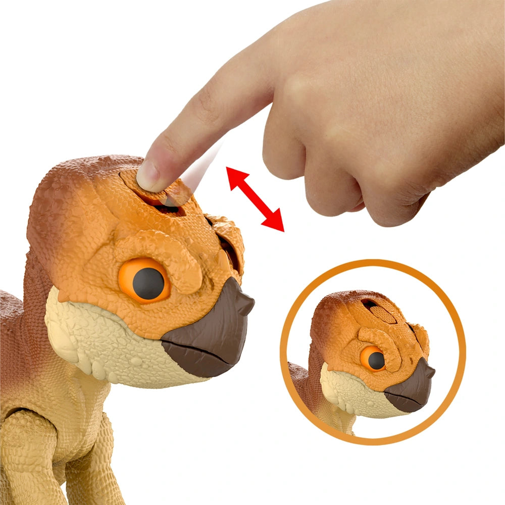Jurassic World Rebirth Primal Protector Dinosaur Interactive Toy Aquilops Dolores