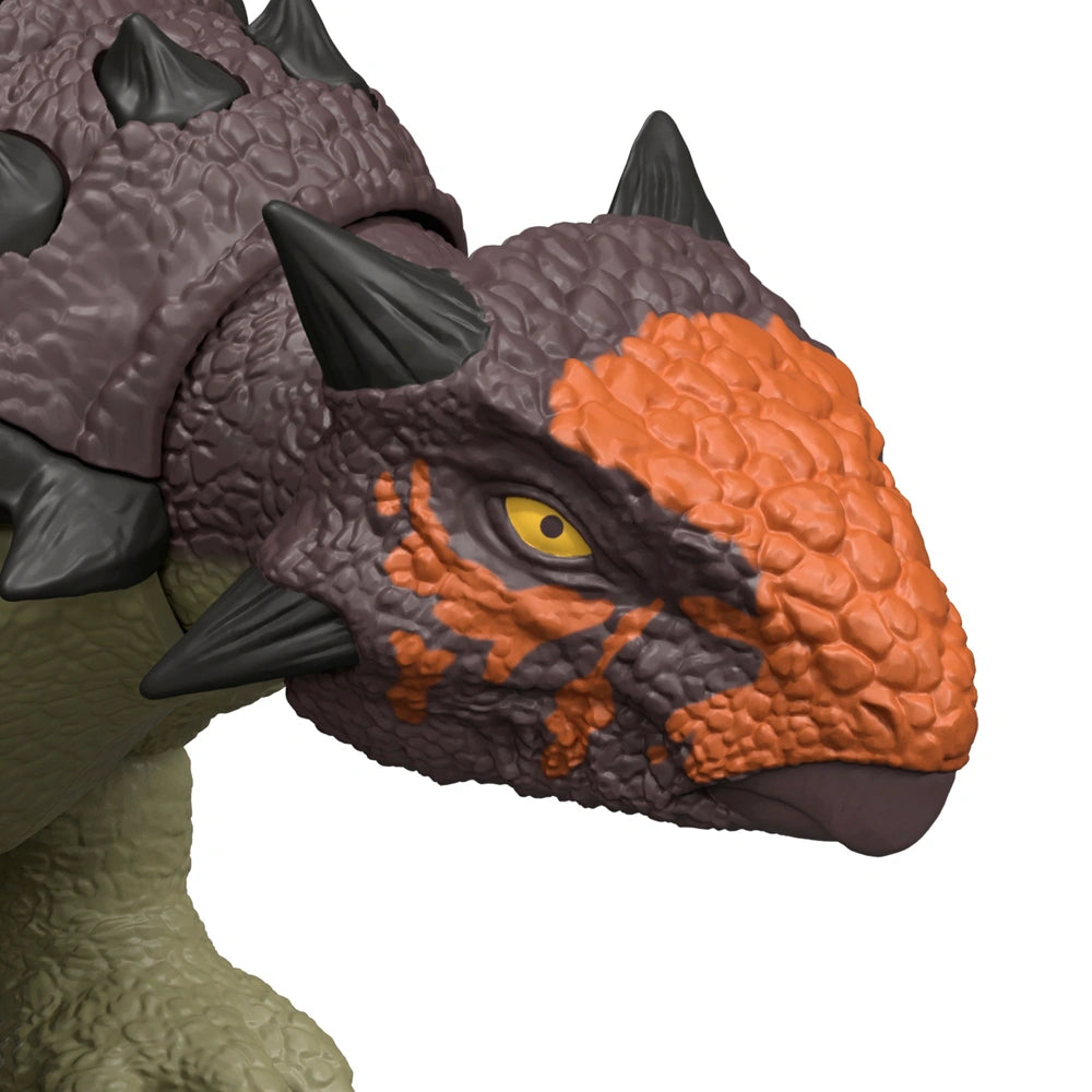 Jurassic World Rebirth Wild Roar Dinosaur Action Figure Ankylosaurus