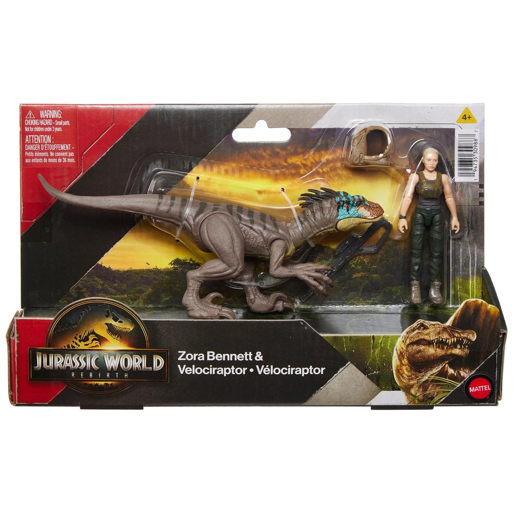 Jurassic World Rebirth Action Figures Human And Dinosaur 2 Pack Assortment