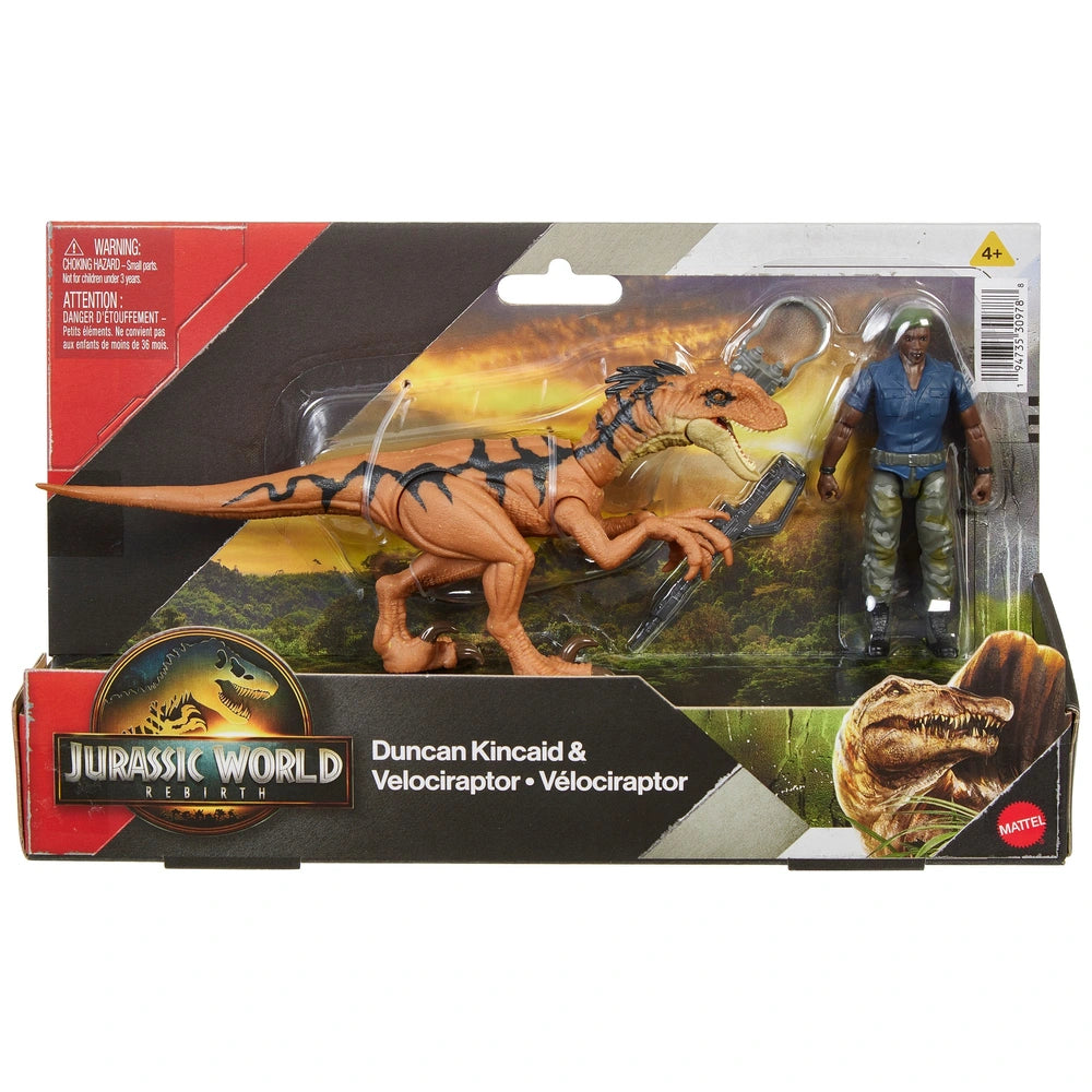 Jurassic World Rebirth Action Figures Human And Dinosaur 2 Pack Assortment